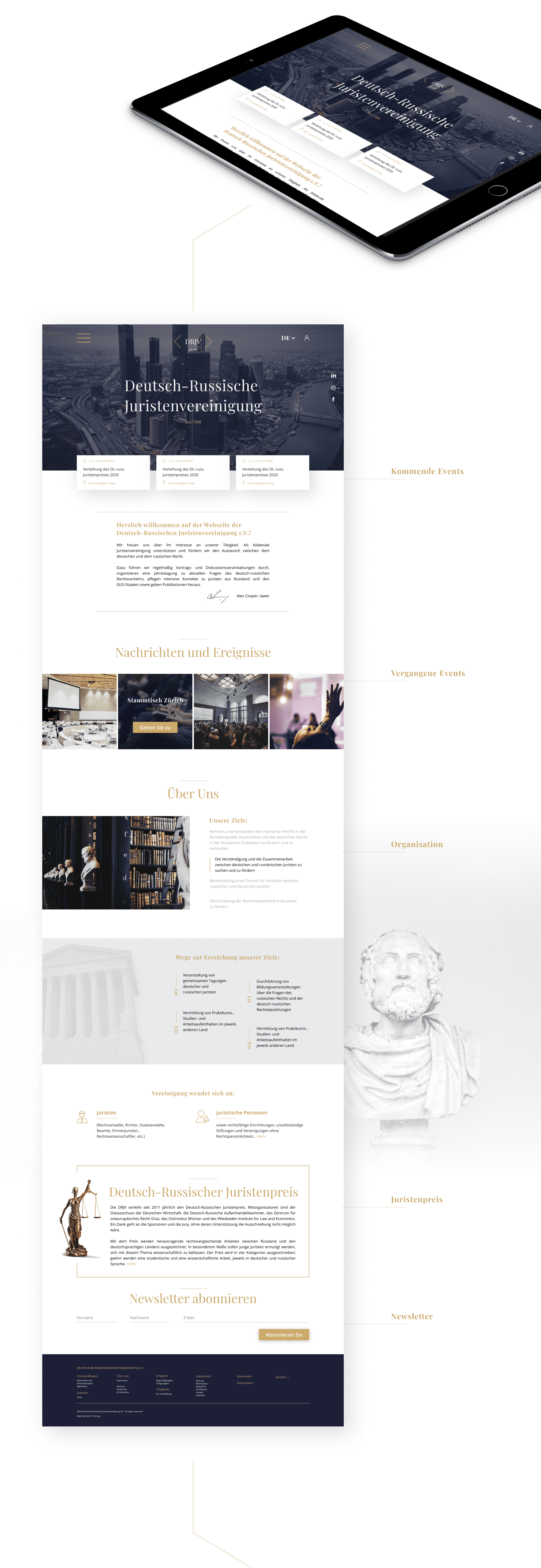 home page