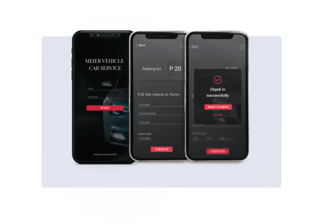 Meier Vehicle |<br> Parkplatz-App